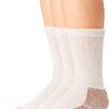 Terramar 3 Pack Steel Toe Work Sock - Medium - White #11003-100M