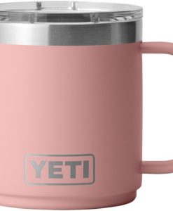 Yeti Rambler 10 Oz Mug with MagSlider Lid - Sandstone Pink#21071500922