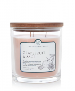 grapefruit and sage chesapeake candle