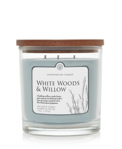 white woods and willow chesapeake candle