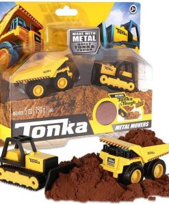 Schylling Tonka Metal Movers - Dump Truck And Bull Dozer #06039