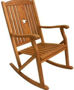 Leigh Country Sequoia Rocker w/Star #TX 36101