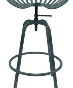 Leigh Country Metallic Tractor Seat Swivel Stool #TX 97002