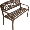 Leigh Country Metal Welcome Bench #TX 94101