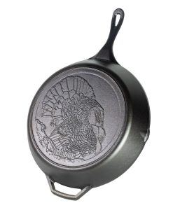 Lodge Logic Wildlife Series 13.25 Inch Cast Iron Turkey Skillet