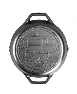 Lodge Logic Wanderlust 10.25 Inch Cast Iron Dual Handle Camper Pan