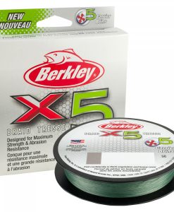 Berkley X5 Braid Line - 8 Lbs - Low-Vis Green #1486723