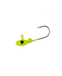 Bobby Garland Mo' Glow Grappie Jigheads - 1/16 Oz Chartreuse #116MGH63