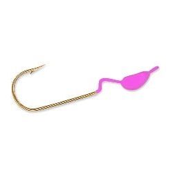 Charlie Brewer's Slider Crappie Heads - 4ct 1/32 Oz Pink #CSHP32