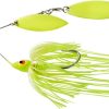 War Eagle Double Willow Painted Head Spinnerbait -Chartreuse #WE12PW43