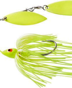 War Eagle Double Willow Painted Head Spinnerbait -Chartreuse #WE12PW43