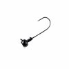 War Eagle Jig Head Worm -1/8 OZ Black #WESH318