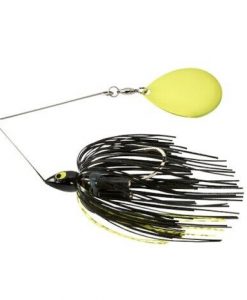 War Eagle Night Time Spinnerbait - 3/4 Oz Black Chartreuse #WE34PSC37