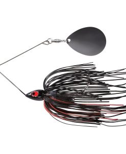 War Eagle Night Time Spinnerbait - 3/4 Oz Black Red #WE34PSBN38