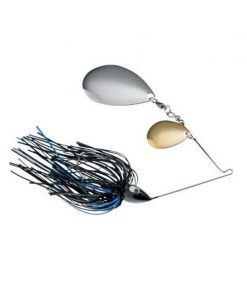 War Eagle Night Time Spinnerbait - Black Blue Nickel #WE12PSBN55