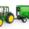 Tomy 1/16 John Deere 7430 Tractor with Gravity Wagon