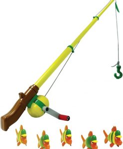 Ertl John Deere Electronic Sounds Toy Fishing Pole #35073A