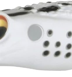 Fishlab 2 3/4" Popping Rat Toad White Frog #PRT-2.75-WF