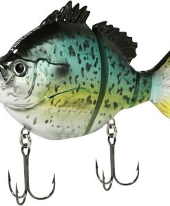 Fishlab 4" Black Crappie Hard Swimbait #BGS-4-BC