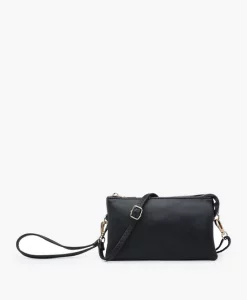 Jen & Co Riley Crossbody Black #M013-BK