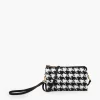 Jen & Co Riley Crossbody Houndstooth #M013HDST-BKWT