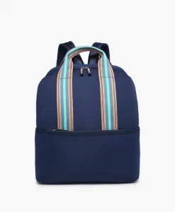 Jen & Co Hattie Neoprene Backpack Navy