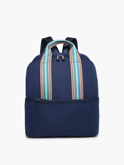 Jen & Co Hattie Neoprene Backpack Navy