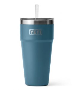 Yeti Rambler 26oz Stackable Cup with Straw Lid Nordic Blue #21071501165