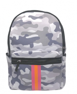 Girlie Girl Neoprene Backpack - Grey Camo #NP-5502BP