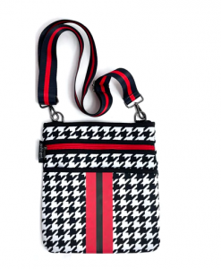 Girlie Girl Neoprene Crossbody Bag - Houndstooth #NP-3500