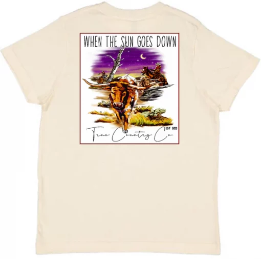 True Country Sun Goes Down Youth Tee #TCSGD