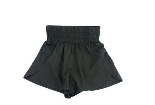 Girlie Girl Women's Elastic Waist Shorts - Black #SH-0524