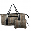 Girlie Girl Neoprene Duffle Bag - Brown Snake #NP-6503DB