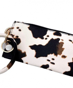 Girlie Girl Wristlet Clutch - Cow #CL-8848