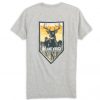 Heybo Men's Deer On Shield SS Tee #HEY1399