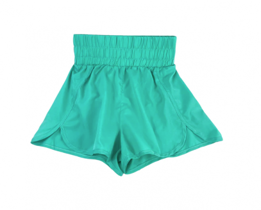 Girlie Girl Women's Elastic Waist Shorts - Mint #SH-0524