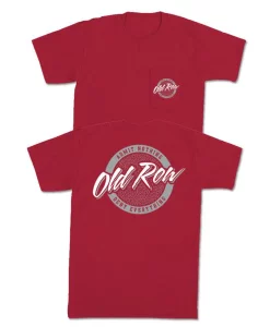 Old Row Tailgate Pocket Tee (Crimson)