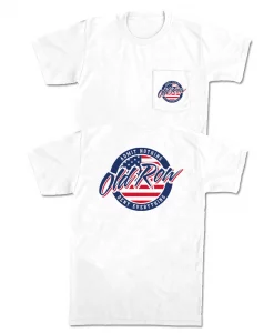 Old Row USA Circle Logo Pocket Tee