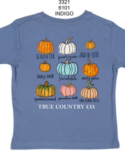 True Country Fall Pumpkins Kid's T-Shirt