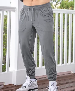 Burlebo Light Gray Performance Jogger