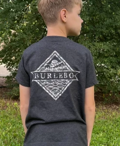 Burlebo Youth Tee - Camo Diamond Logo