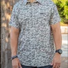 Burlebo Performance Button Up - Classic Deer Camo