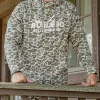 Burlebo Classic Deer Camo Elk Horn Fleece Hoodie