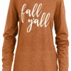 Royce Fall Yall Melange L/S Tee