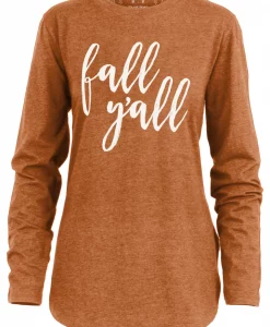 Royce Fall Yall Melange L/S Tee