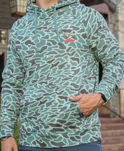 Burlebo Retro Duck Camo Fleece Hoodie