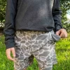 Burlebo Deer Camo Youth Shorts