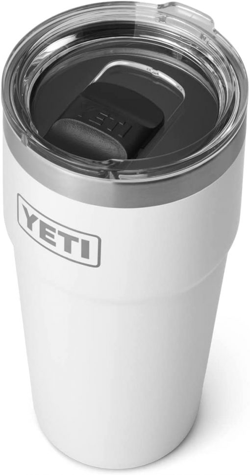 Yeti Rambler 16 oz. Stackable Pint W/ Magslider Lid - White #21071500606