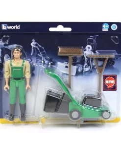 Bruder Bworld Gardener With Lawn Mower And Accessories #BT62103