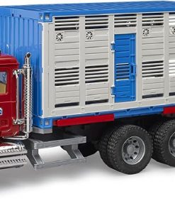 Bruder Mack Granite Cattle Transporter With 1 Cow #BT02830